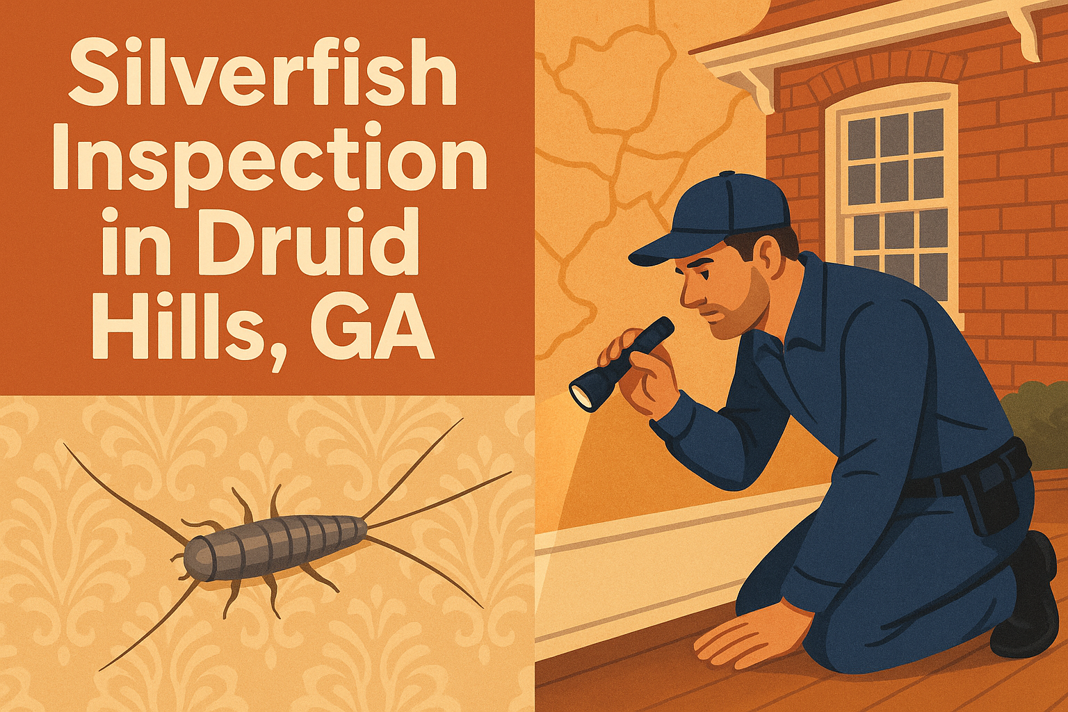 Silverfish Inspection Druid Hills, Georgia