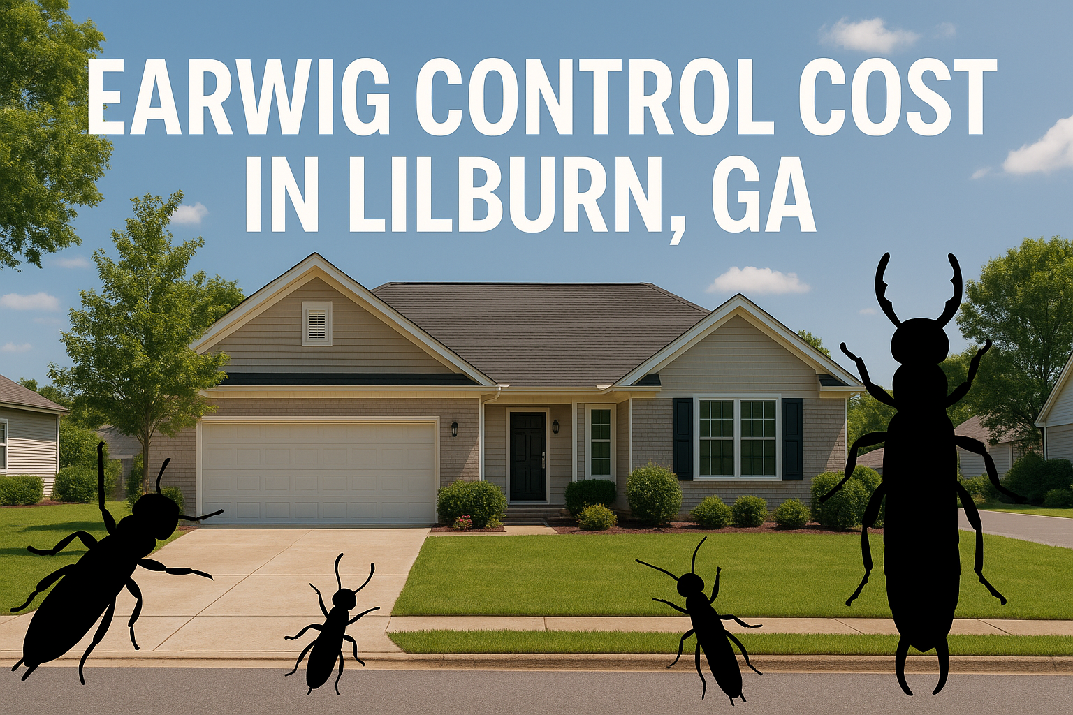 How much does earwig control cost in Lilburn, Georgia?