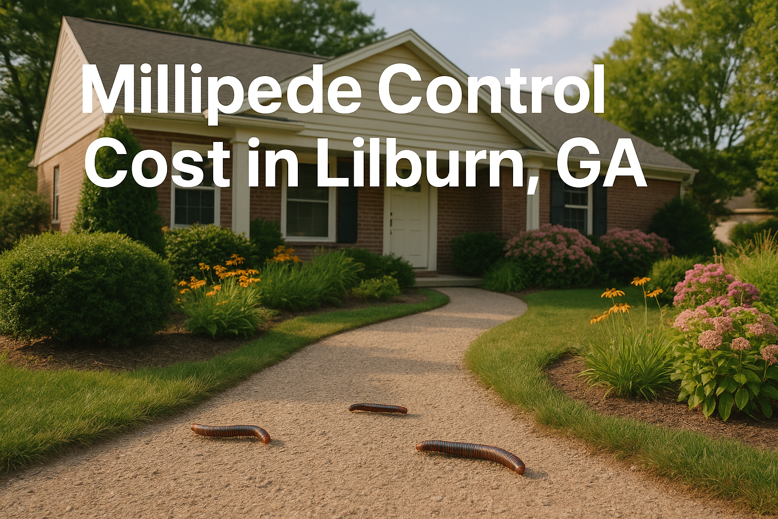 How much does millipede control cost in Lilburn, Georgia?