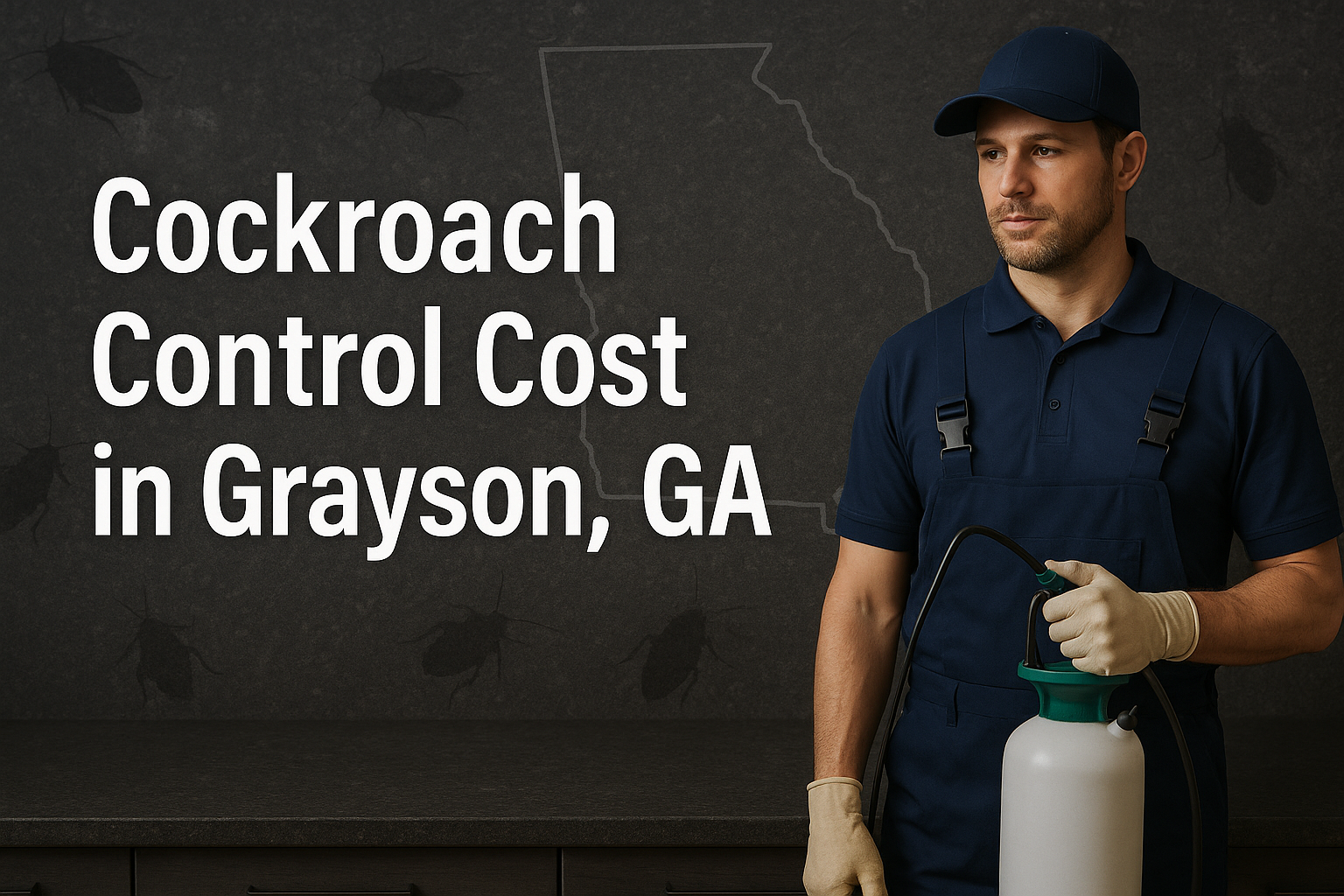 How much does cockroach control cost in Grayson, Georgia?