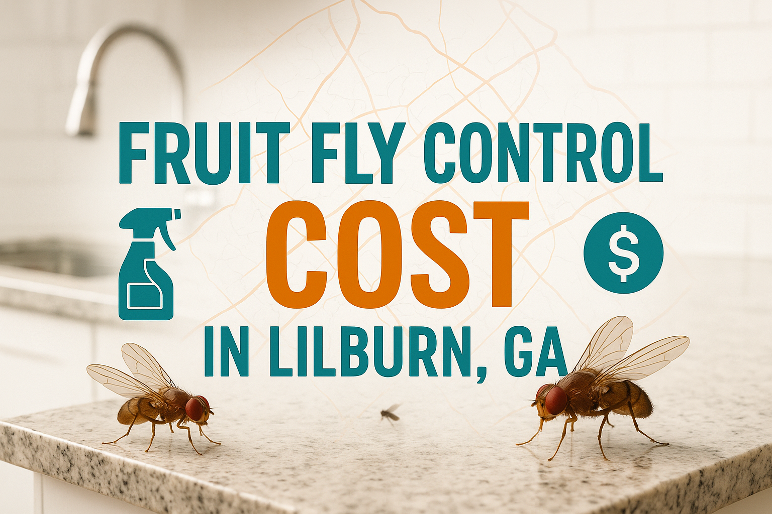 How much does fruit fly control cost in Lilburn, Georgia?