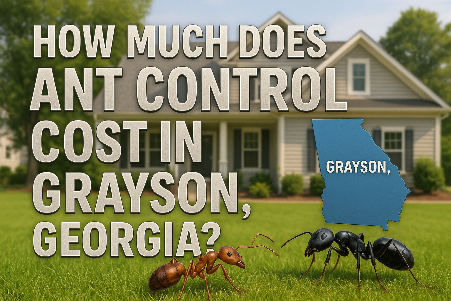Ant control cost in Grayson