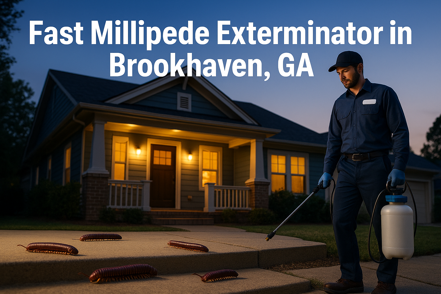 Fast Millipede Exterminator in Brookhaven, GA: Quick Relief for Your Home