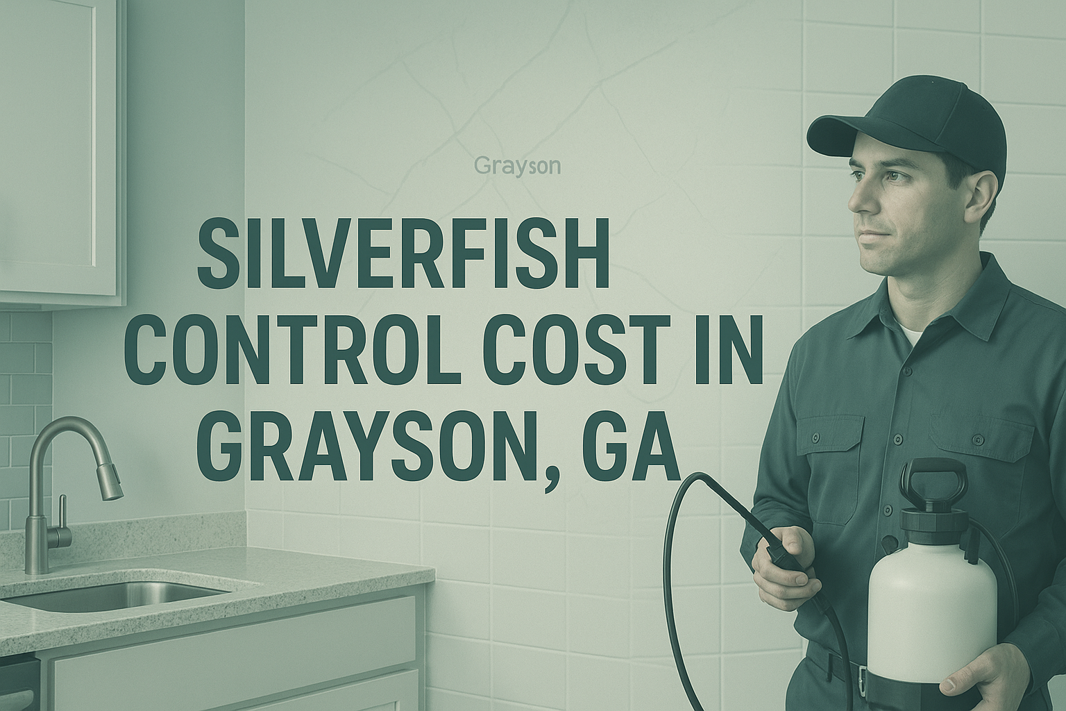 Silverfish control cost Grayson, Georgia