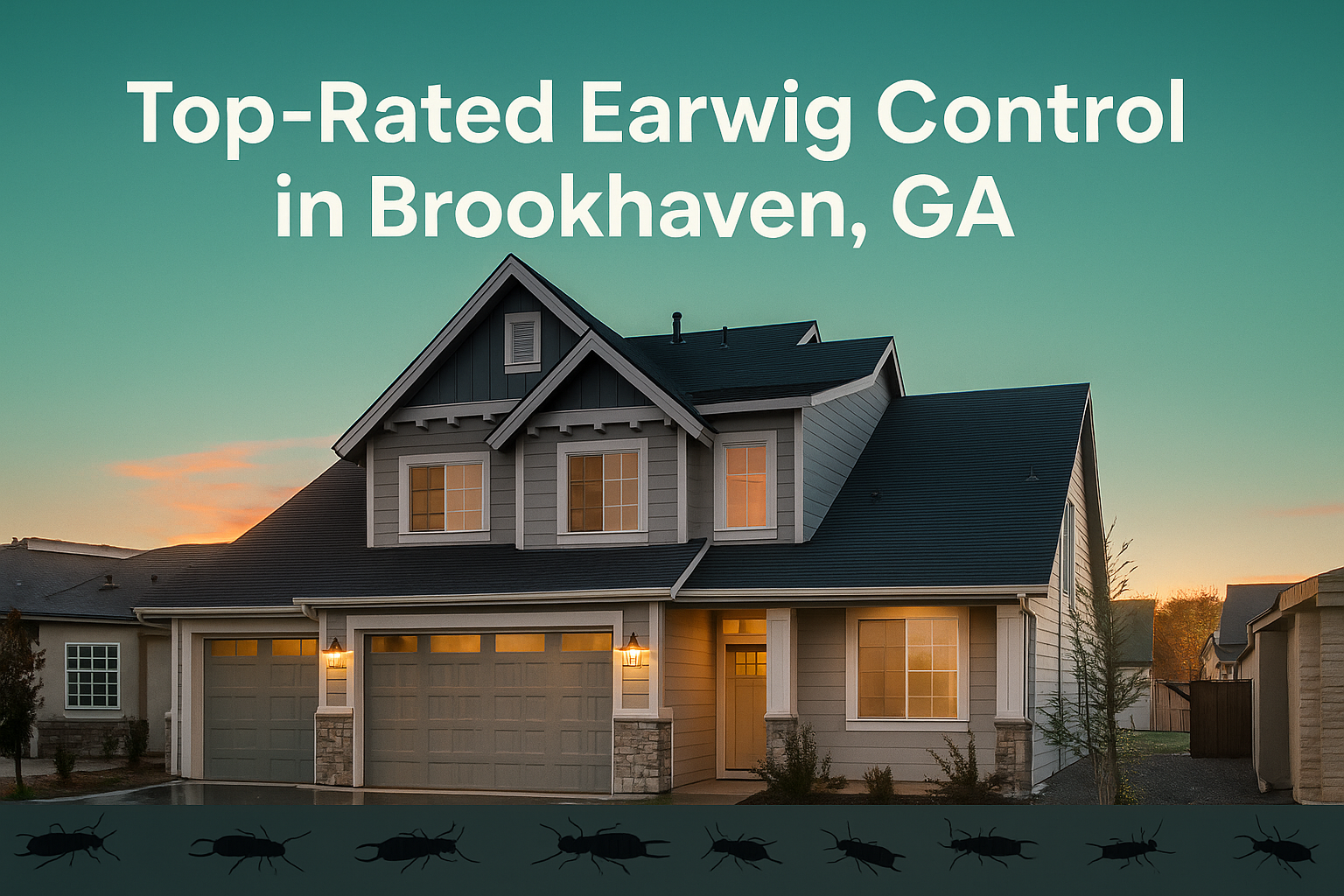 Earwig Control in Brookhaven, Georgia