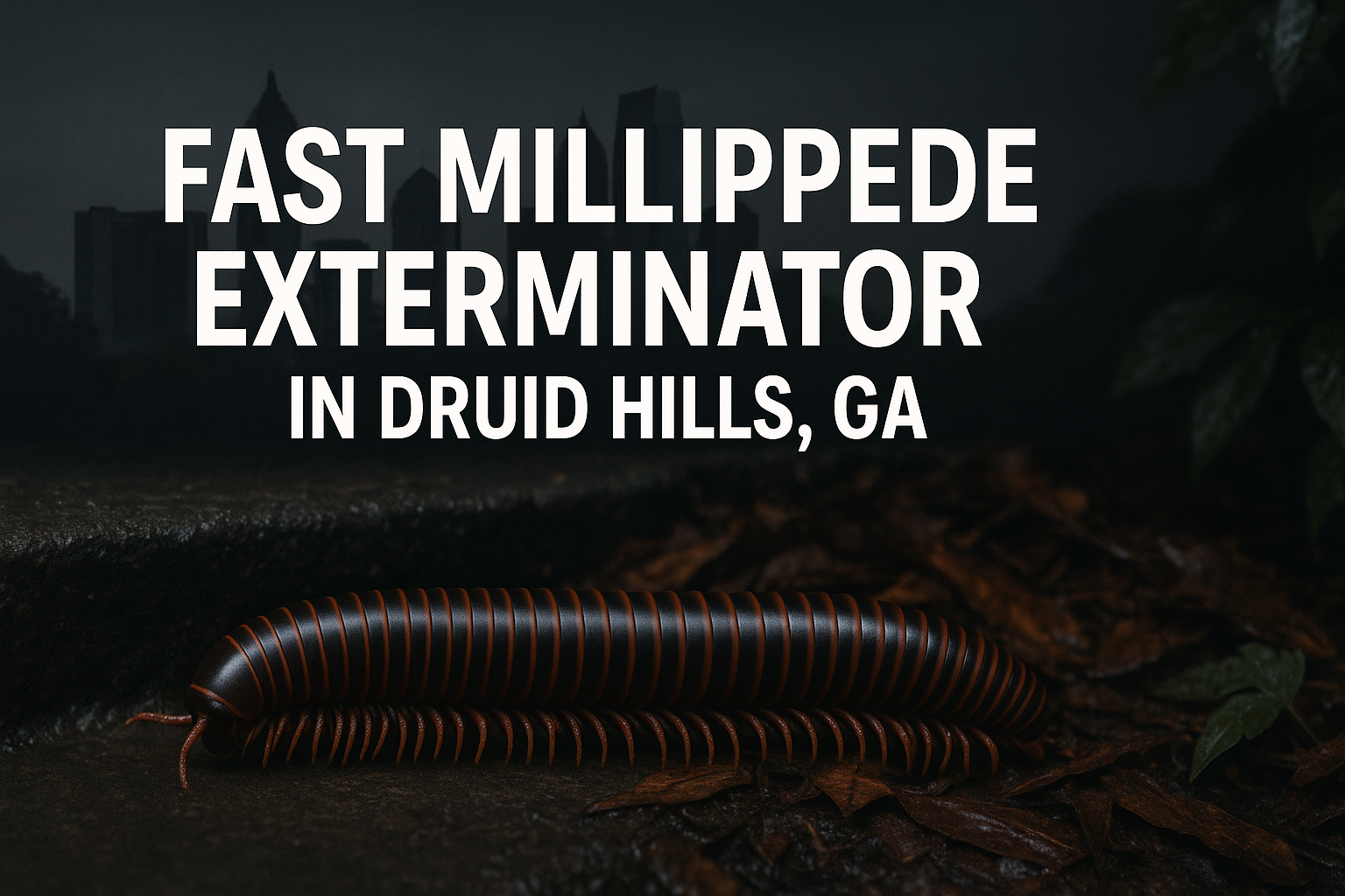 Fast Millipede Exterminator Druid Hills