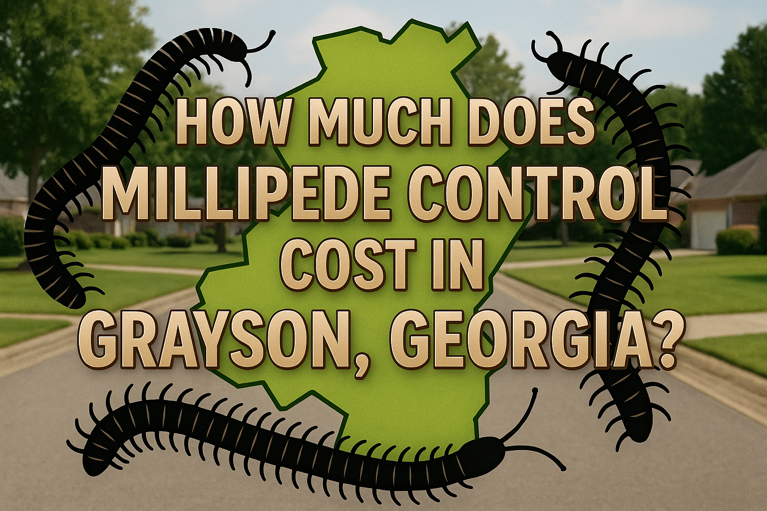 Millipede control cost in Grayson, Georgia