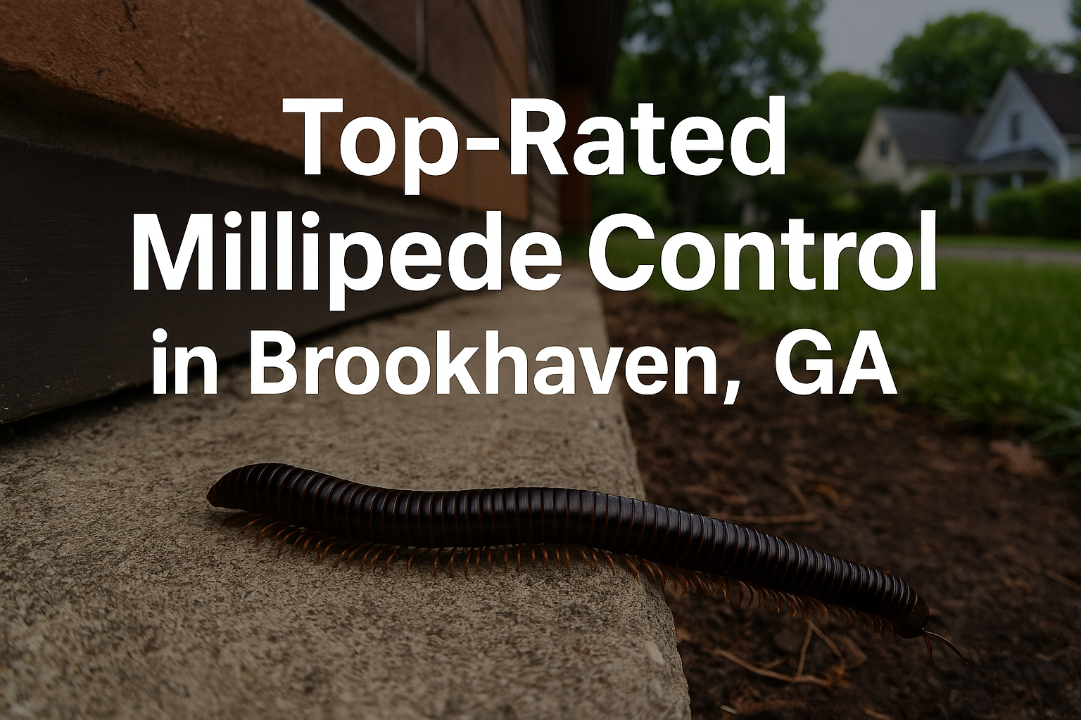Top-Rated Millipede Control in Brookhaven, Georgia: Cost, Treatment & Tips