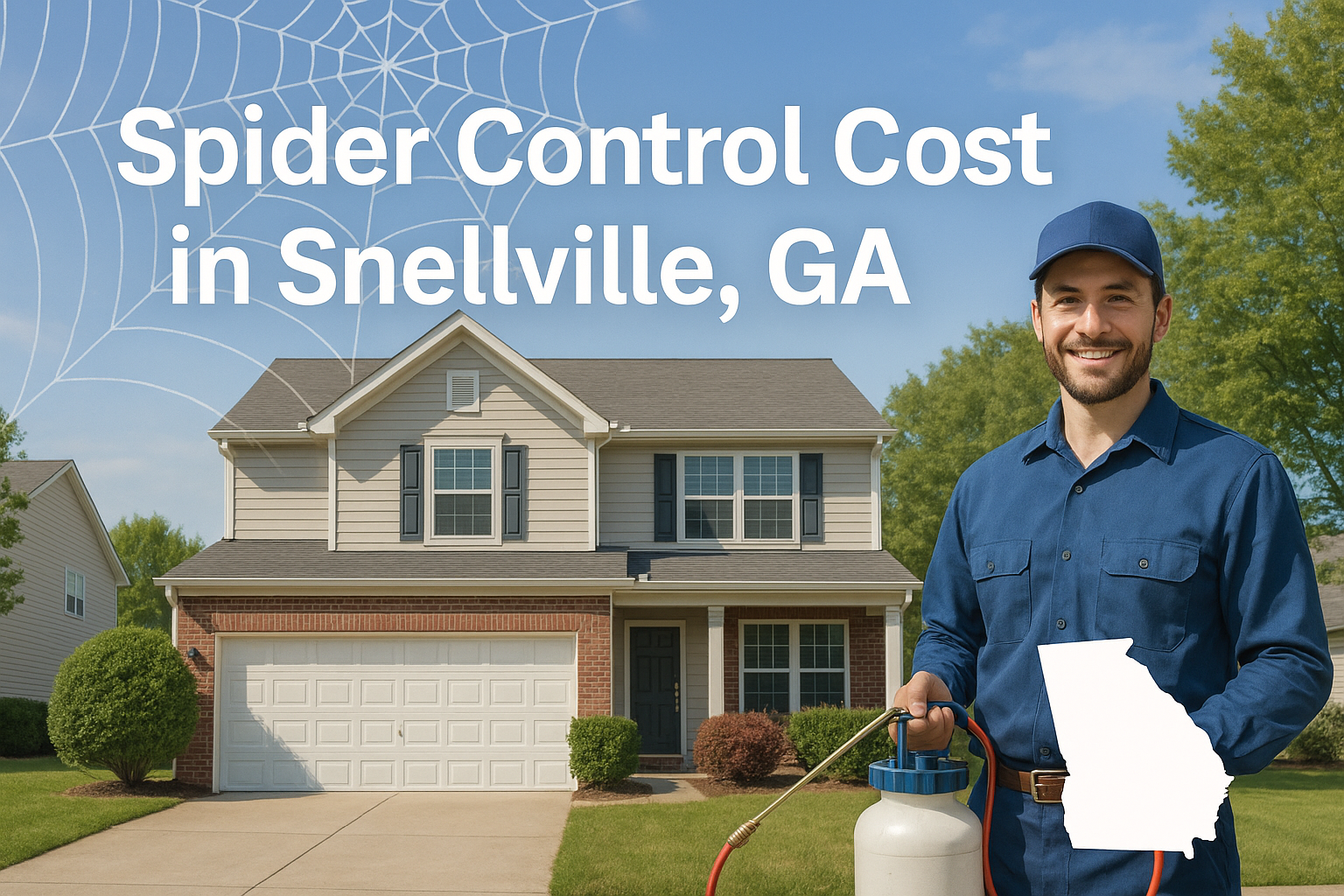 Spider control cost Snellville, Georgia