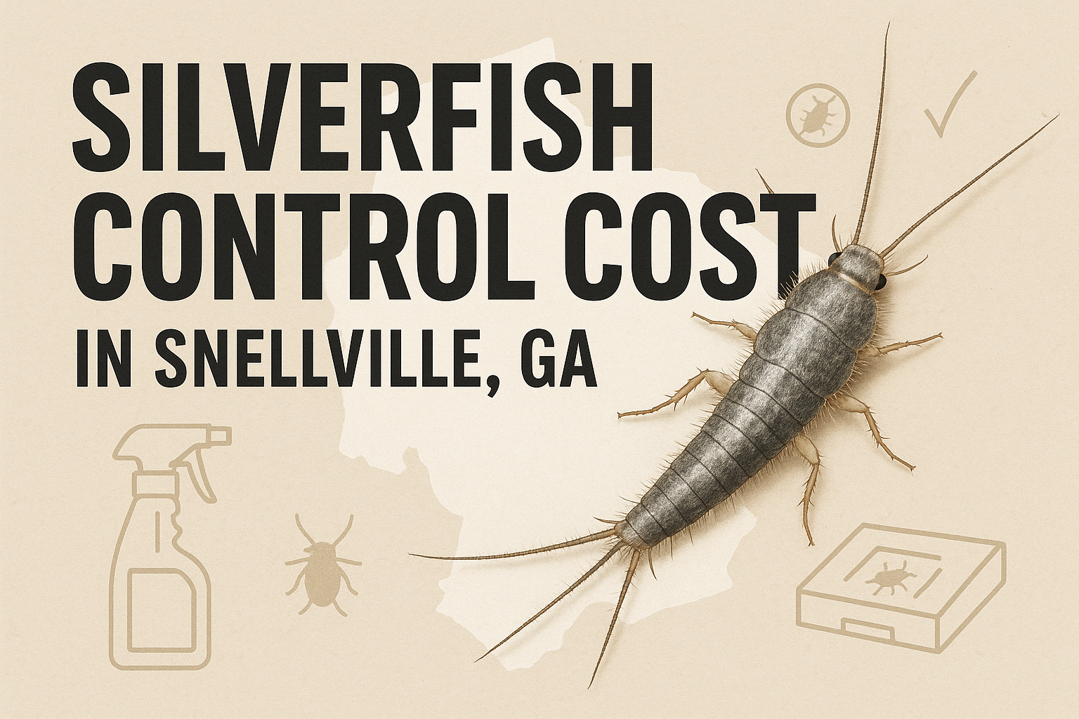 Silverfish control cost Snellville, Georgia