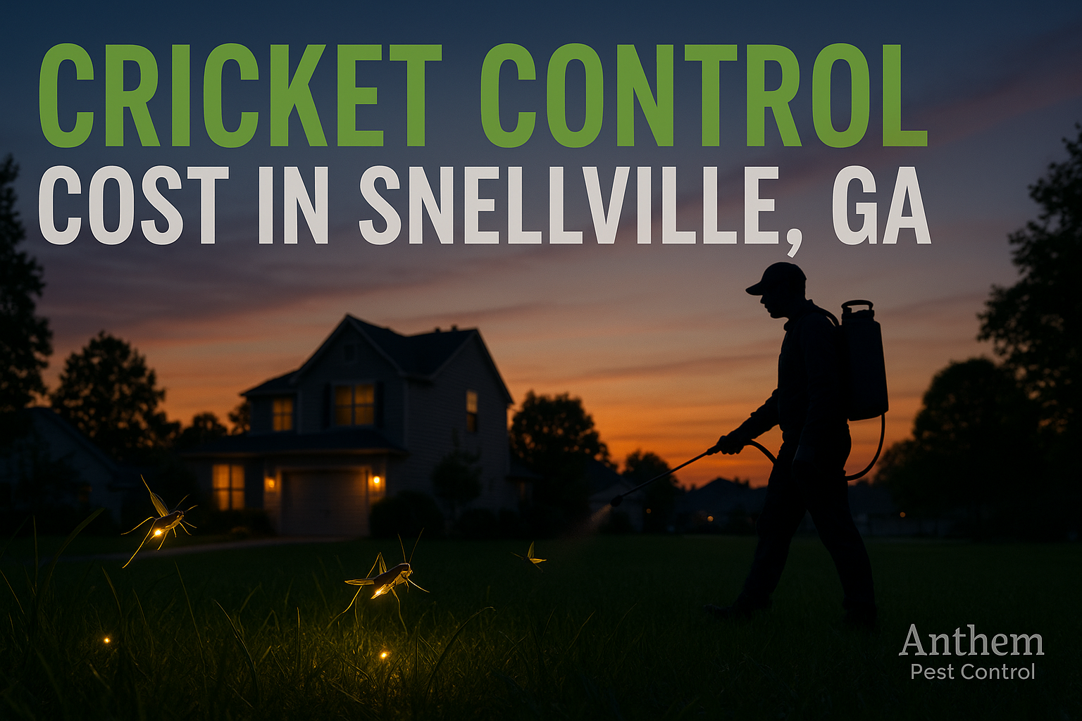 Cricket control cost Snellville, Georgia