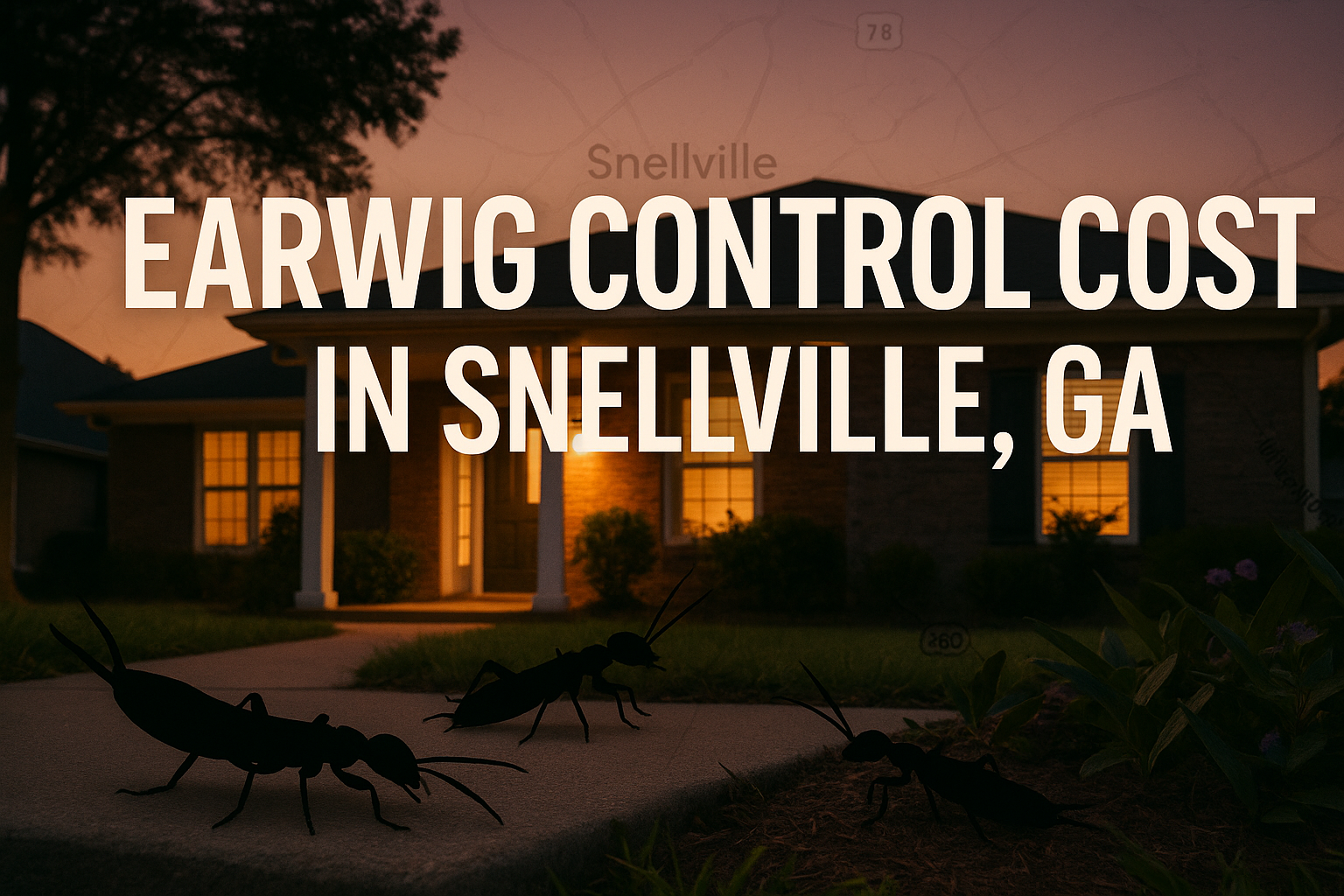 Earwig control cost Snellville, Georgia