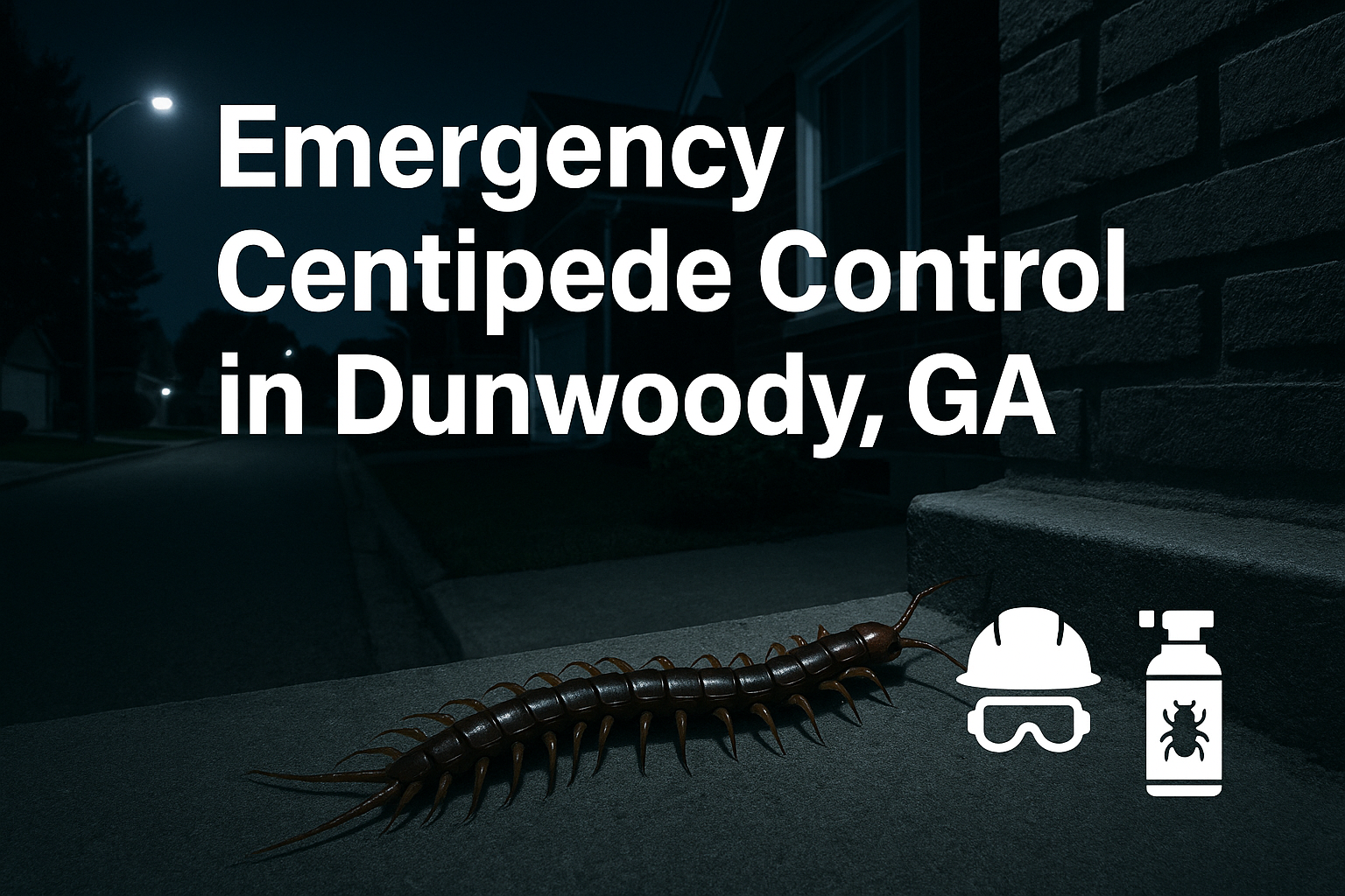 Emergency Centipede Control Dunwoody, Georgia