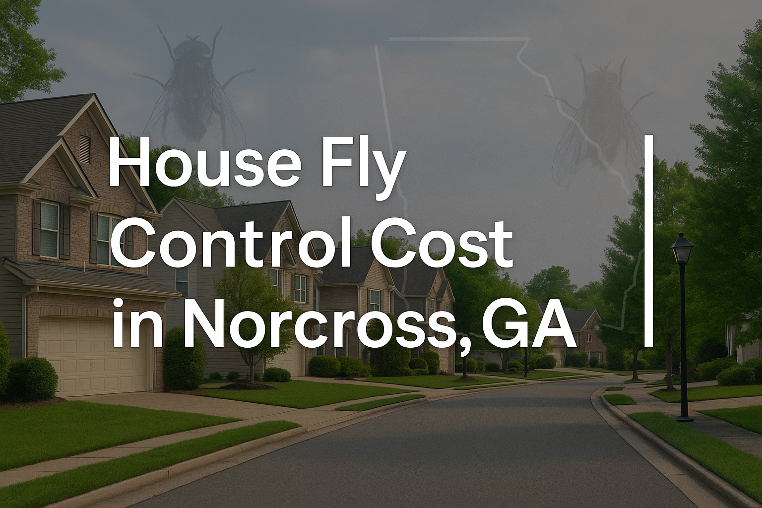 How much does house fly control cost in Norcross, Georgia?