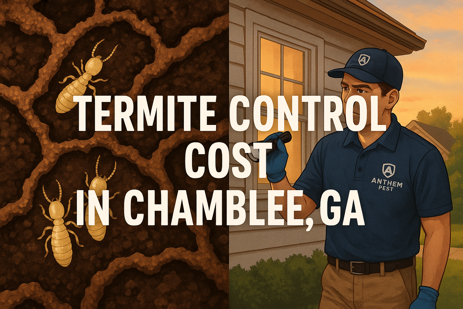 How much does termite control cost in Chamblee, Georgia?