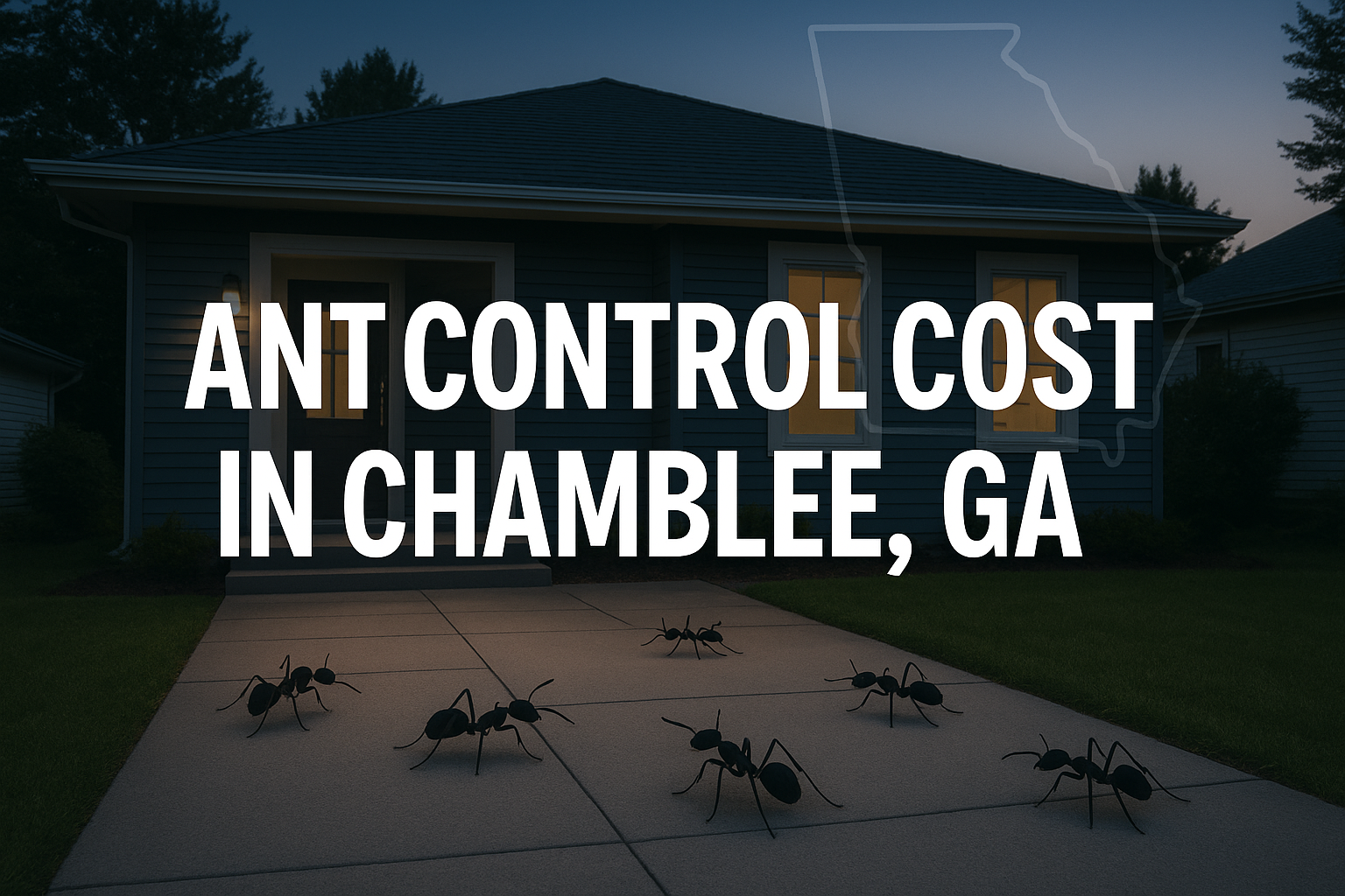 Ant control cost Chamblee, Georgia