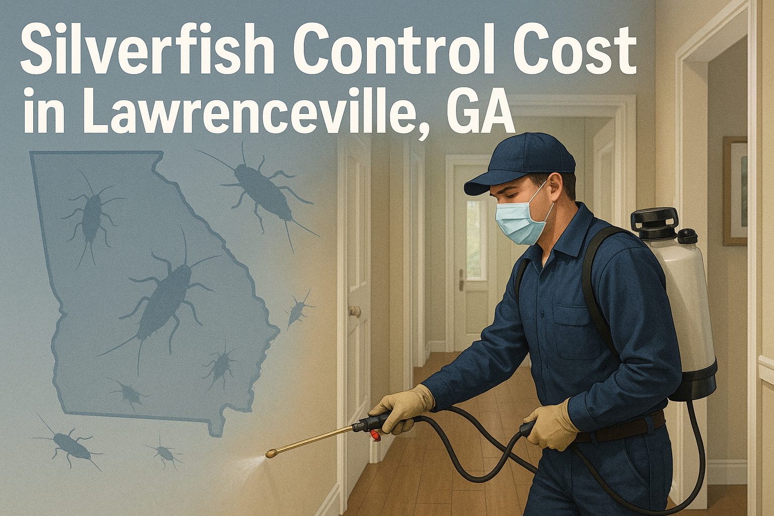 How much does silverfish control cost in Lawrenceville, Georgia? 7 How much does silverfish control cost in Lawrenceville, Georgia?