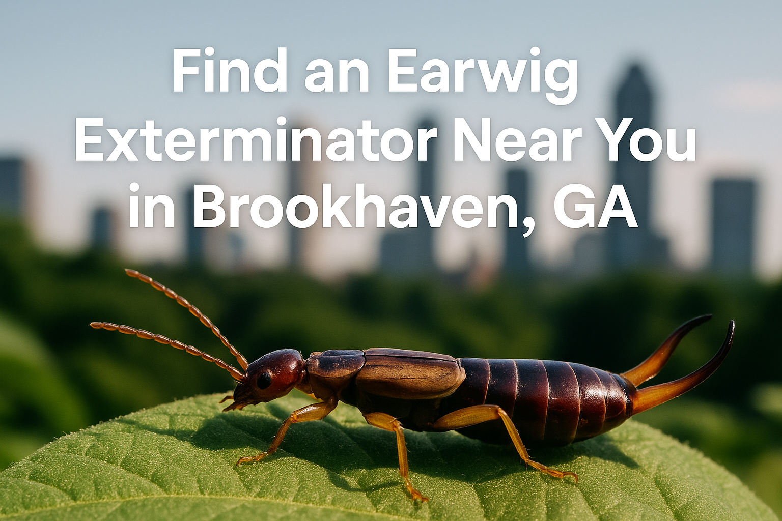 Earwig Exterminator Brookhaven, GA