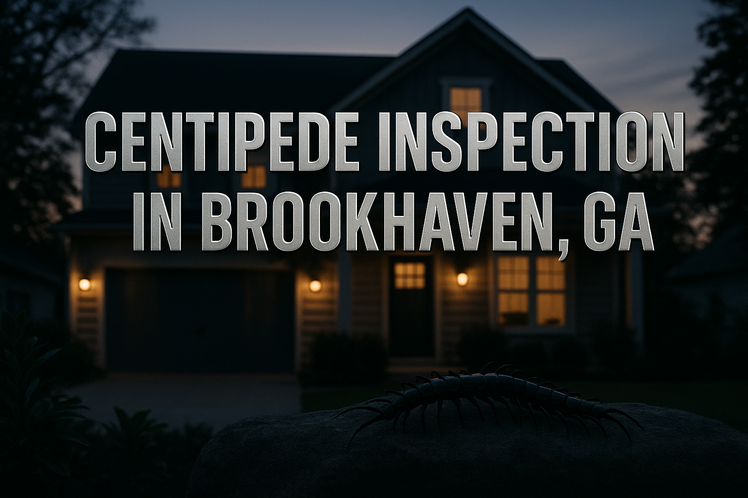 Centipede Inspection Brookhaven, Georgia