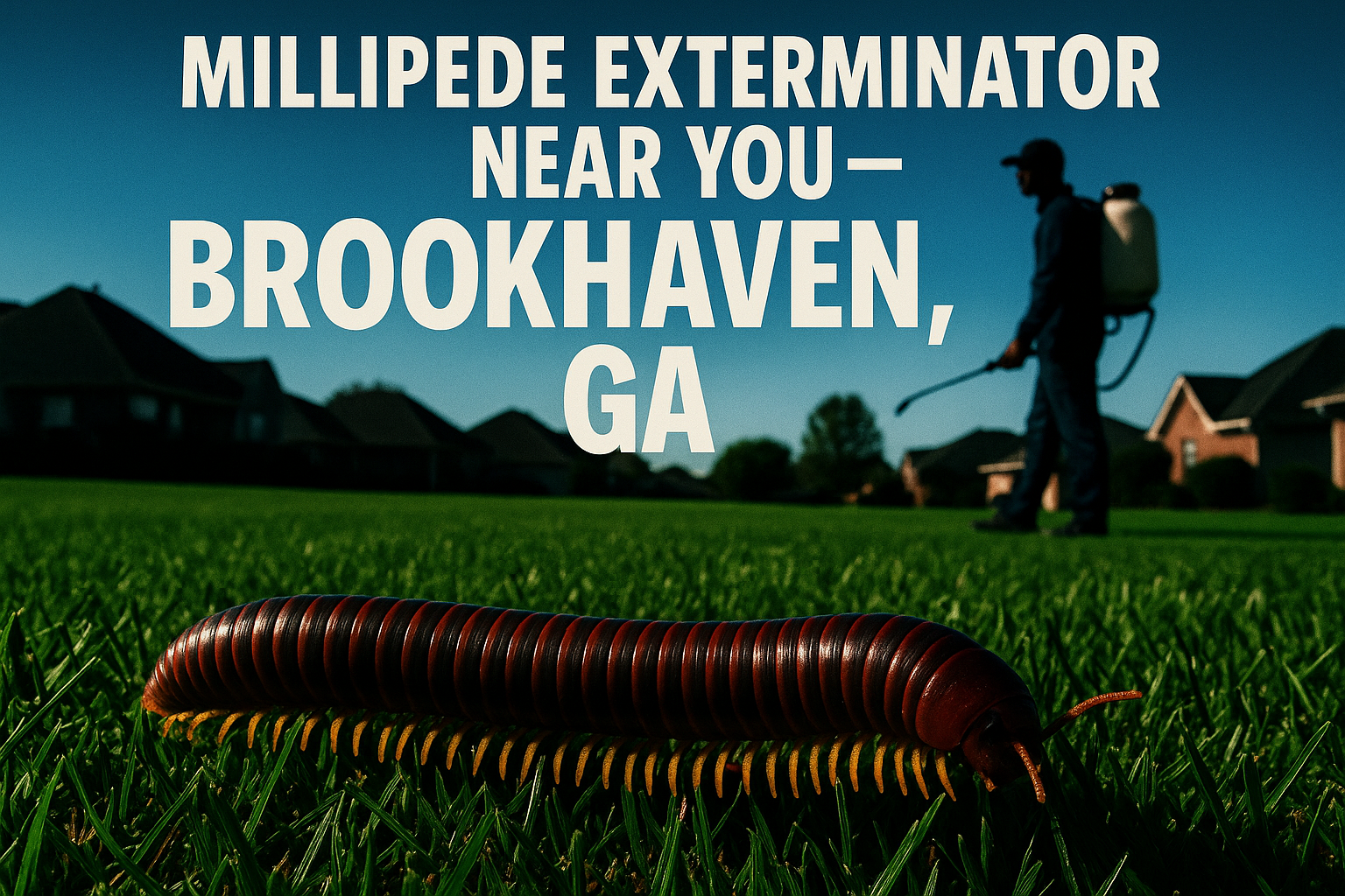 Millipede Exterminator Brookhaven, GA