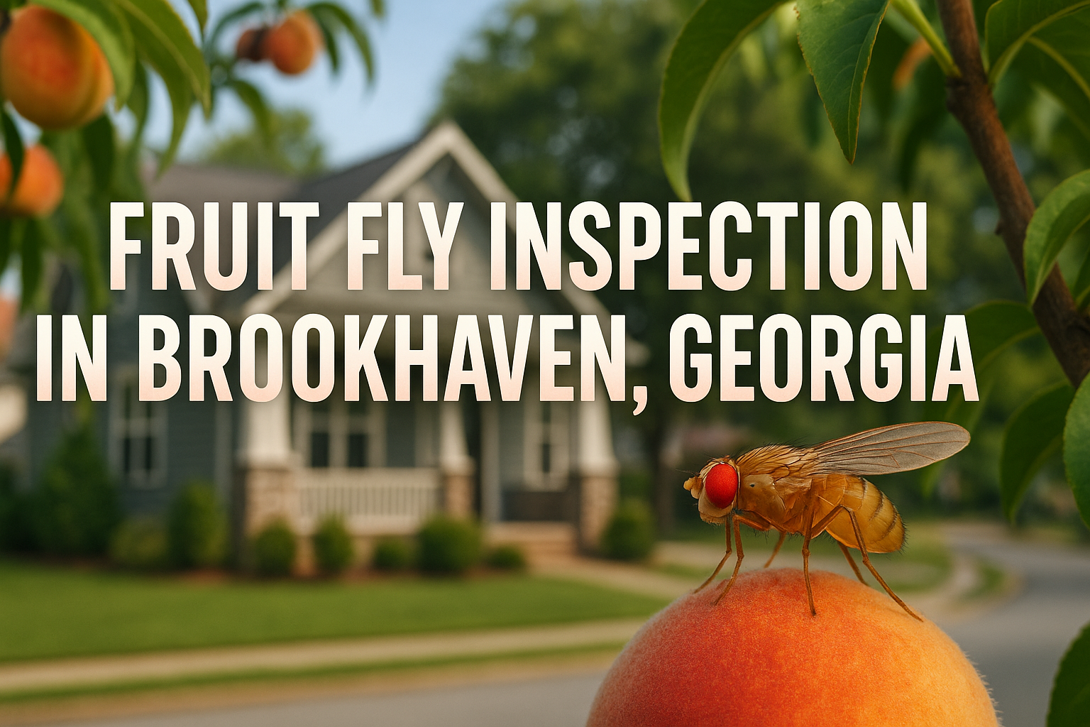 Fruit Fly Inspection Brookhaven, Georgia