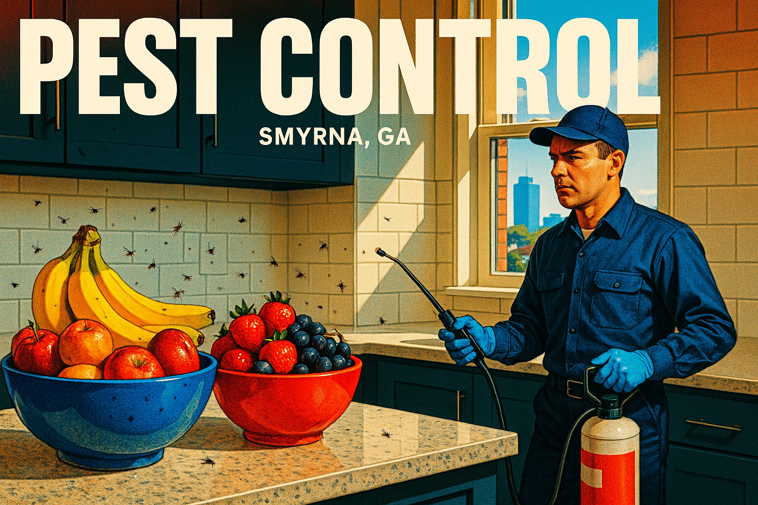 Fruit Fly Control Smyrna, Georgia