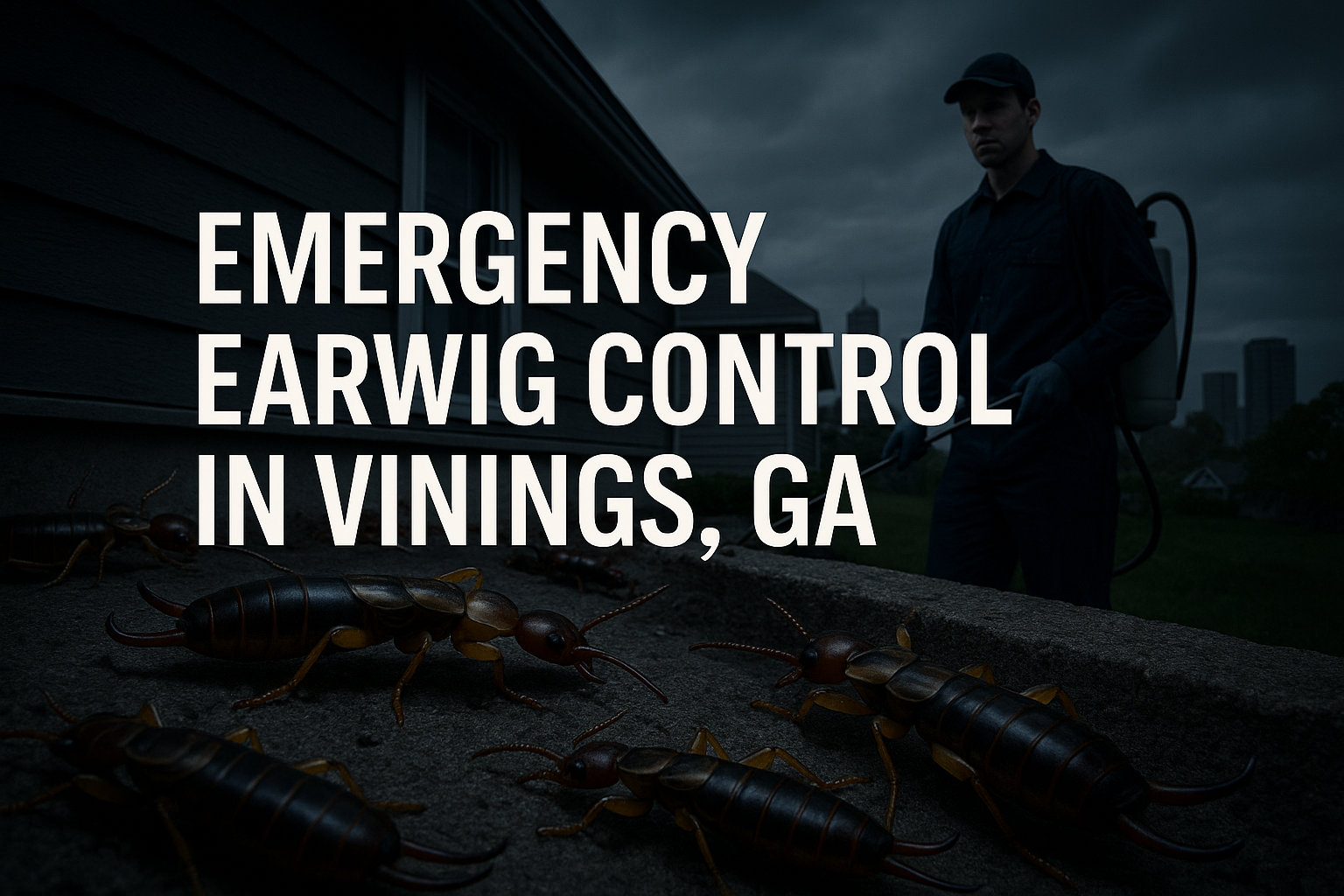 Emergency Earwig Control in Vinings, Georgia: What to Do Right Now