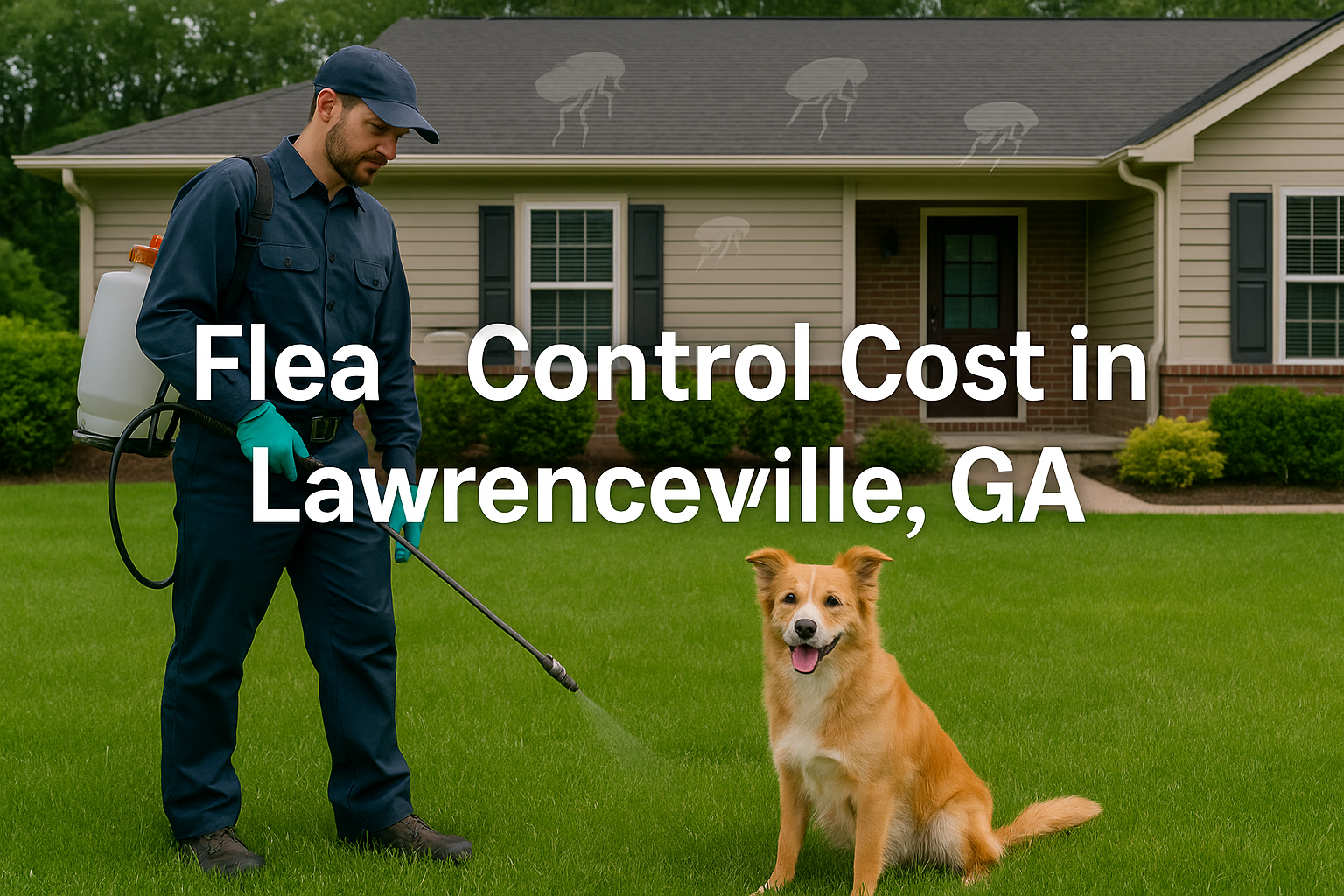 How much does flea control cost in Lawrenceville, Georgia?