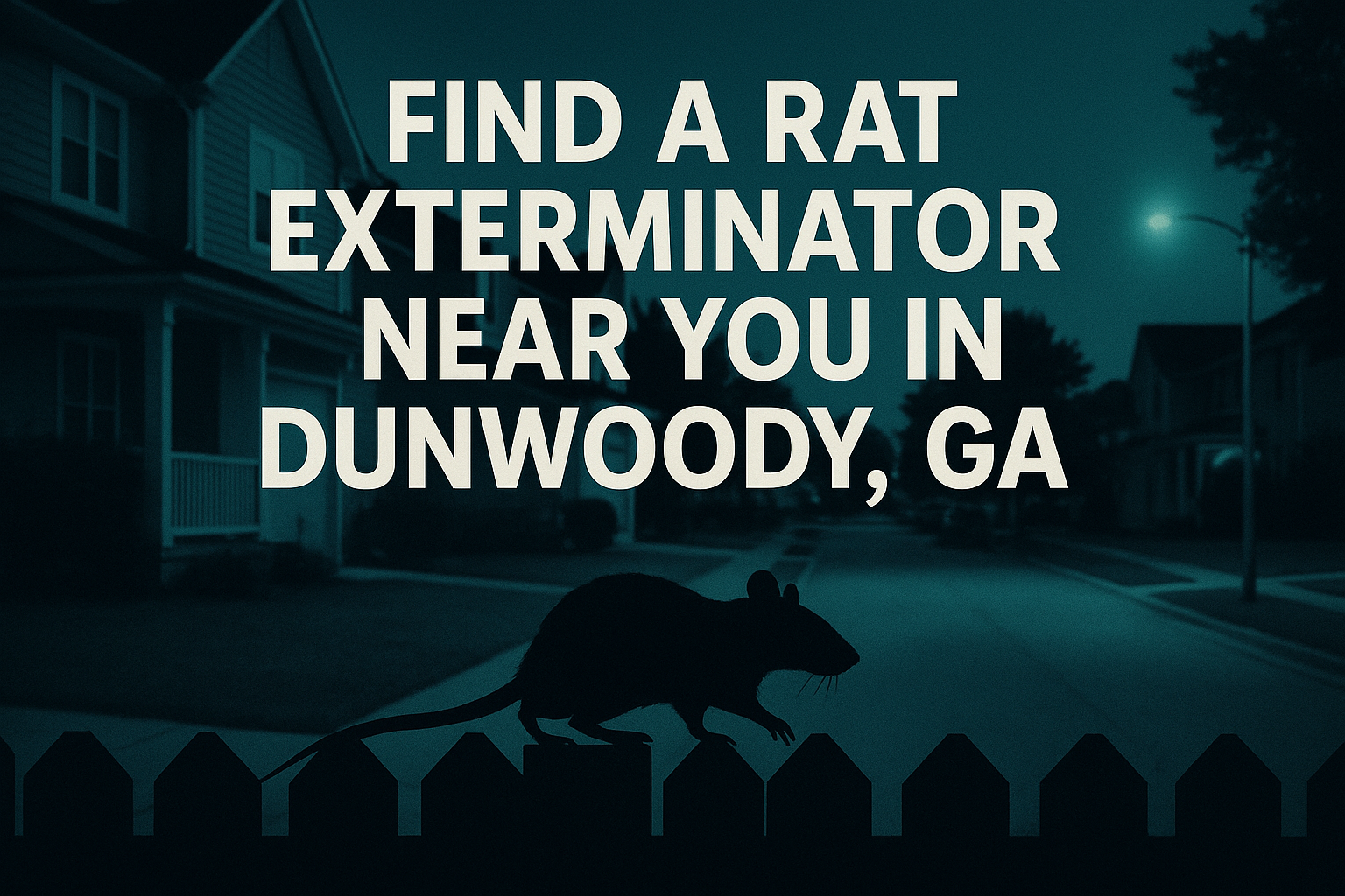 Rat Exterminator Dunwoody, GA