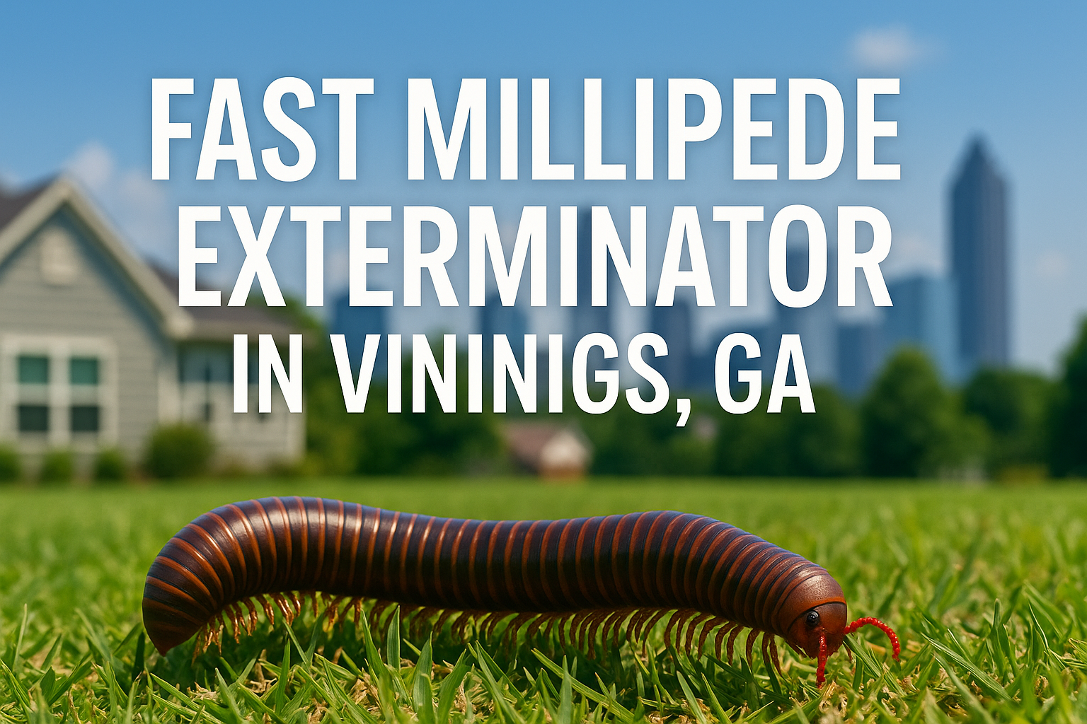 Fast Millipede Exterminator in Vinings, GA: Quick Relief for Your Home