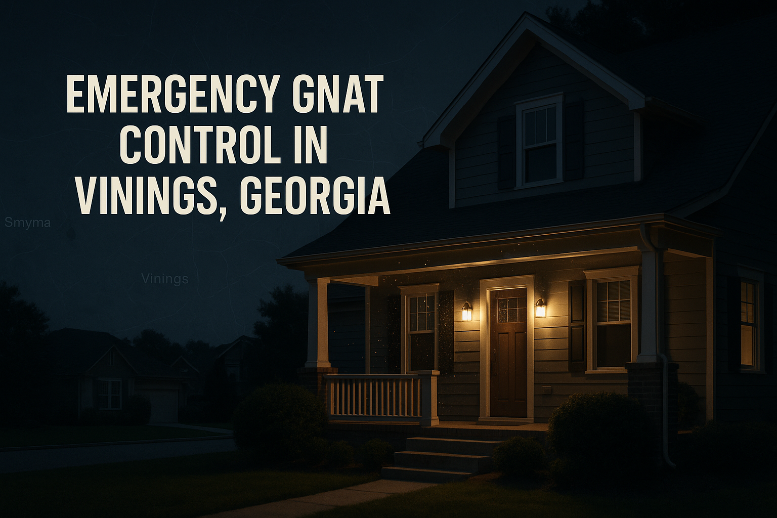 Emergency Gnat Control in Vinings, Georgia: What to Do Right Now