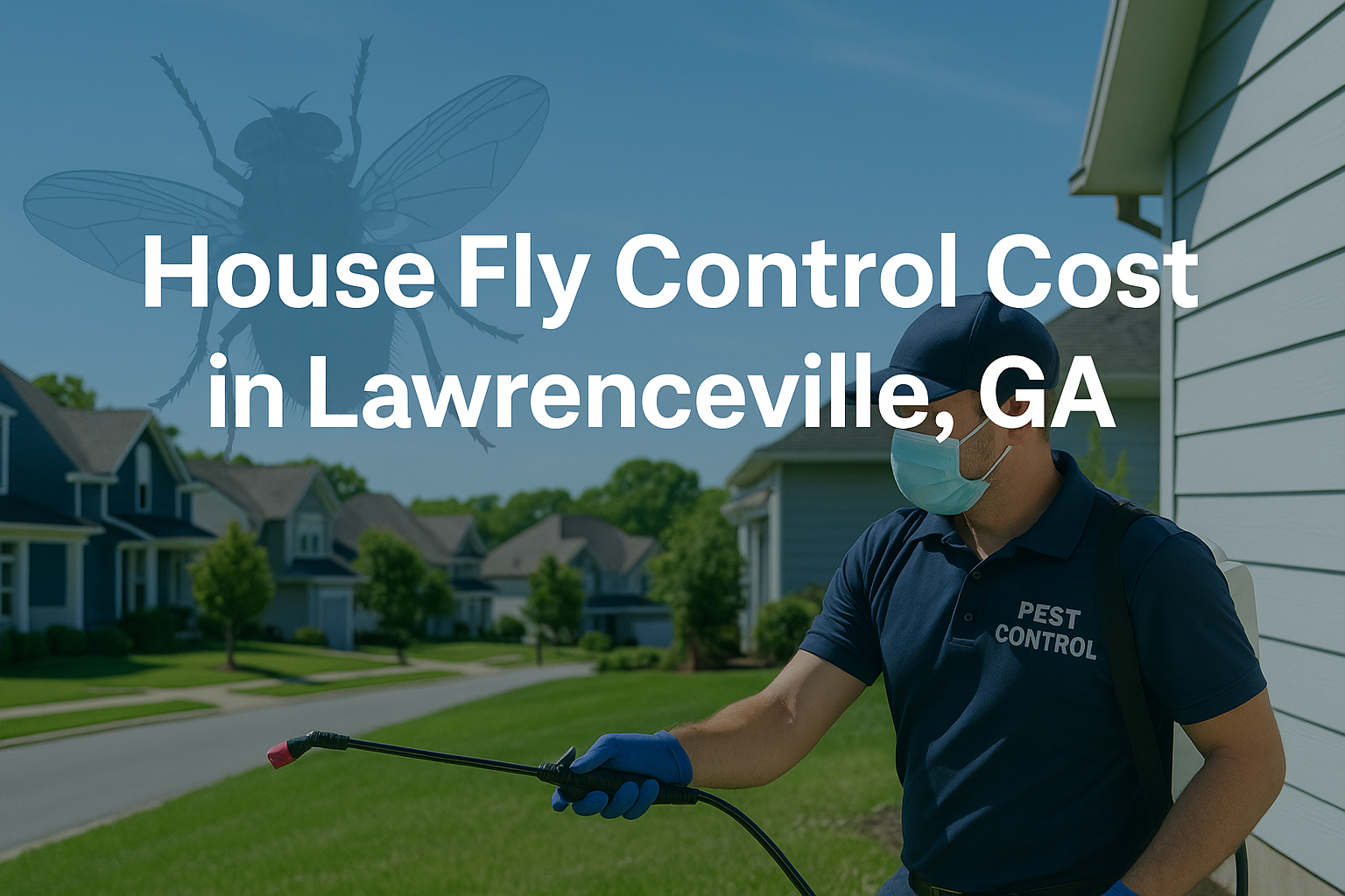 How much does house fly control cost in Lawrenceville, Georgia?