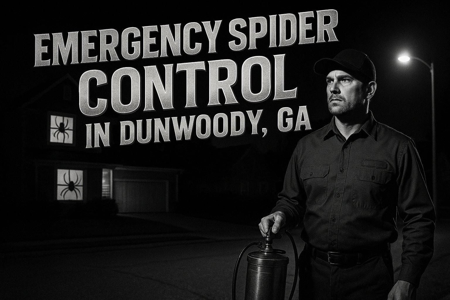 Emergency Spider Control in Dunwoody, Georgia: What to Do Right Now