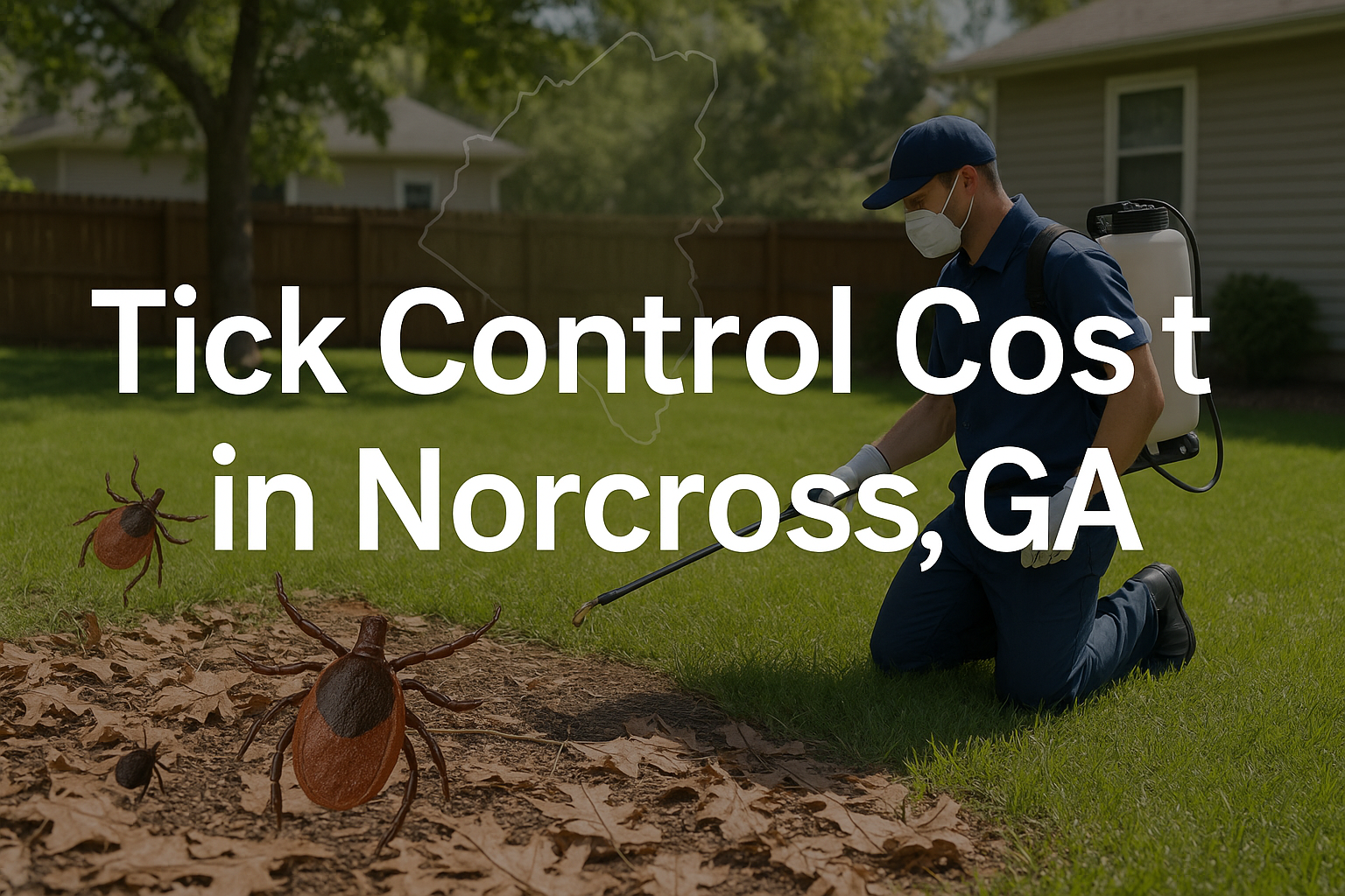 How much does tick control cost in Norcross, Georgia?