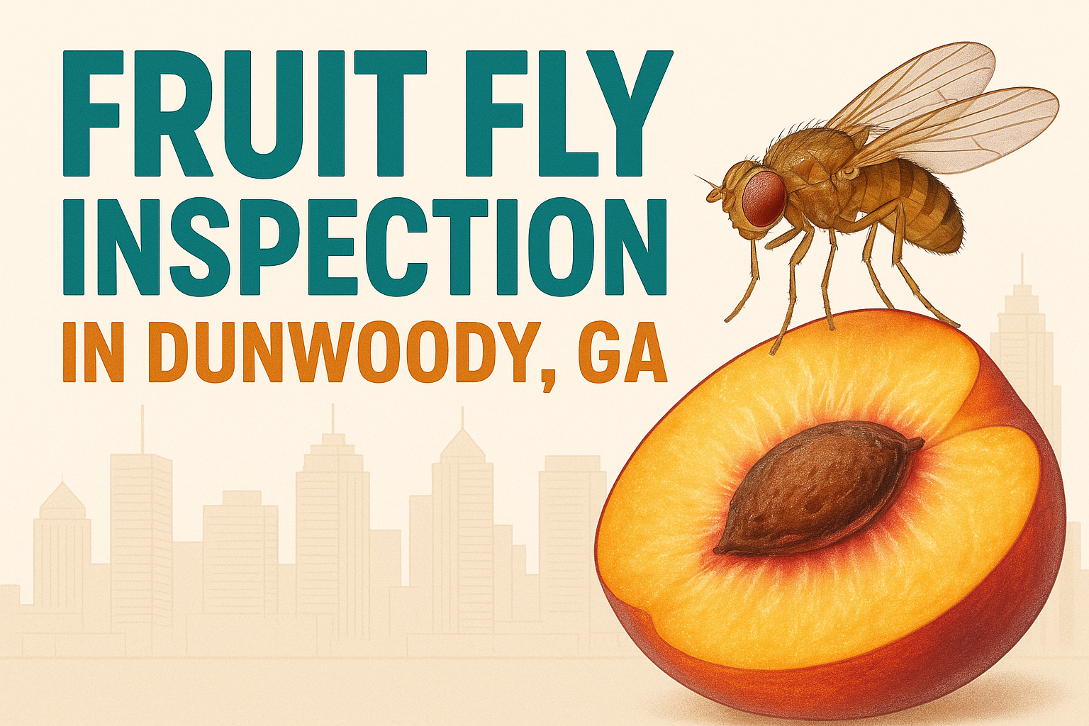 Fruit Fly Inspection in Dunwoody, Georgia: What to Expect and When to Call a Pro