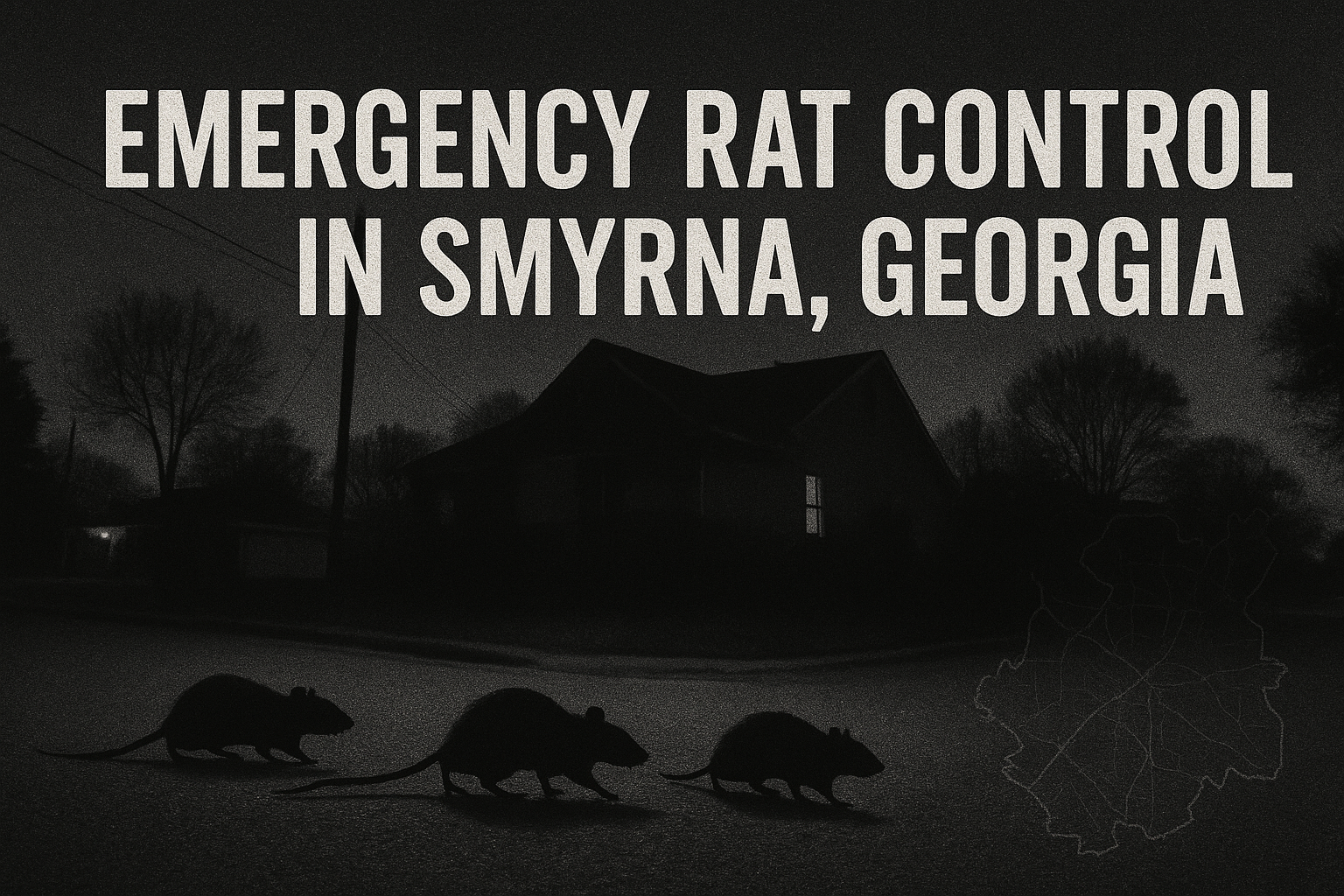 Emergency Rat Control in Smyrna, Georgia: What to Do Right Now