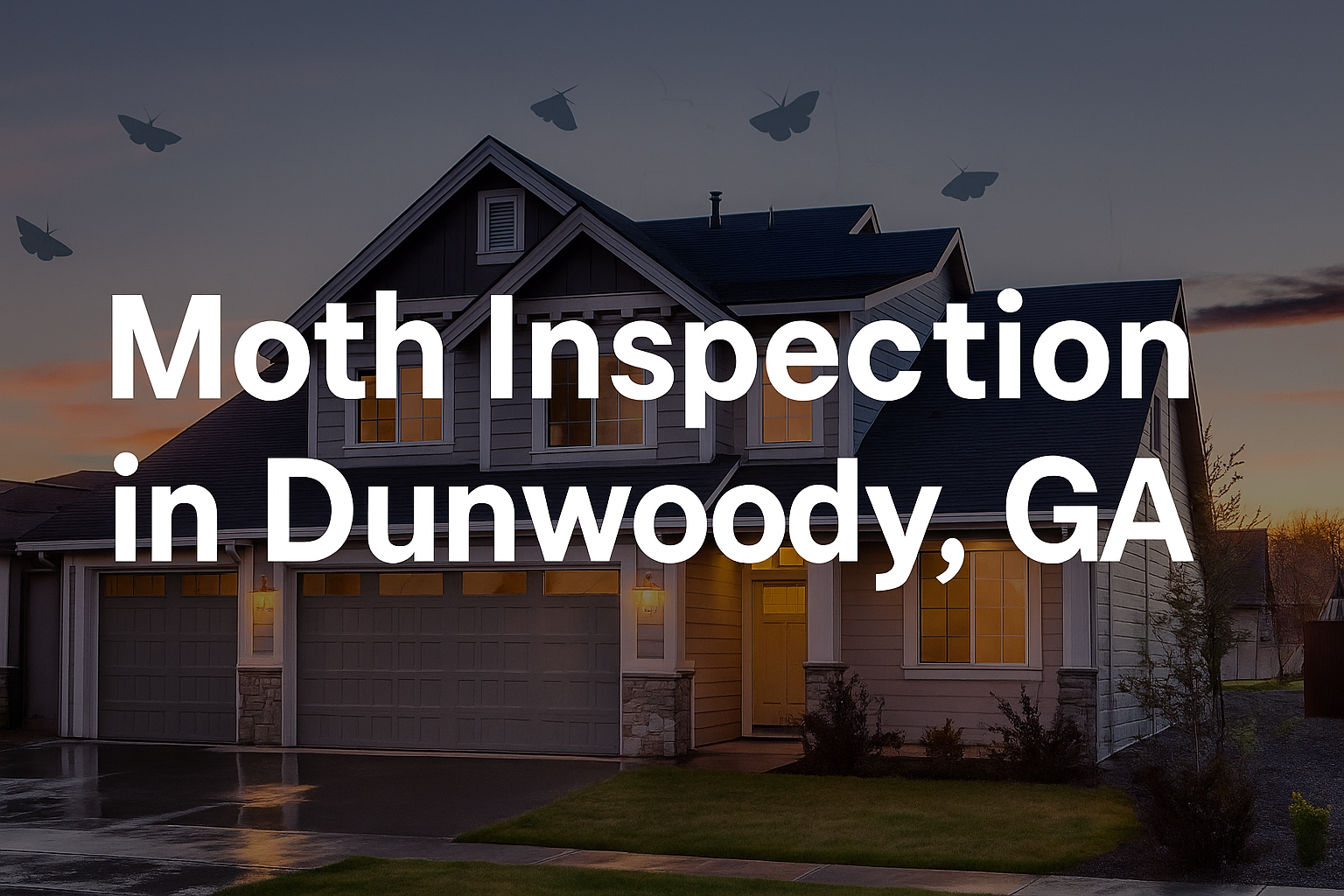 Moth Inspection in Dunwoody, Georgia: What to Expect and When to Call a Pro