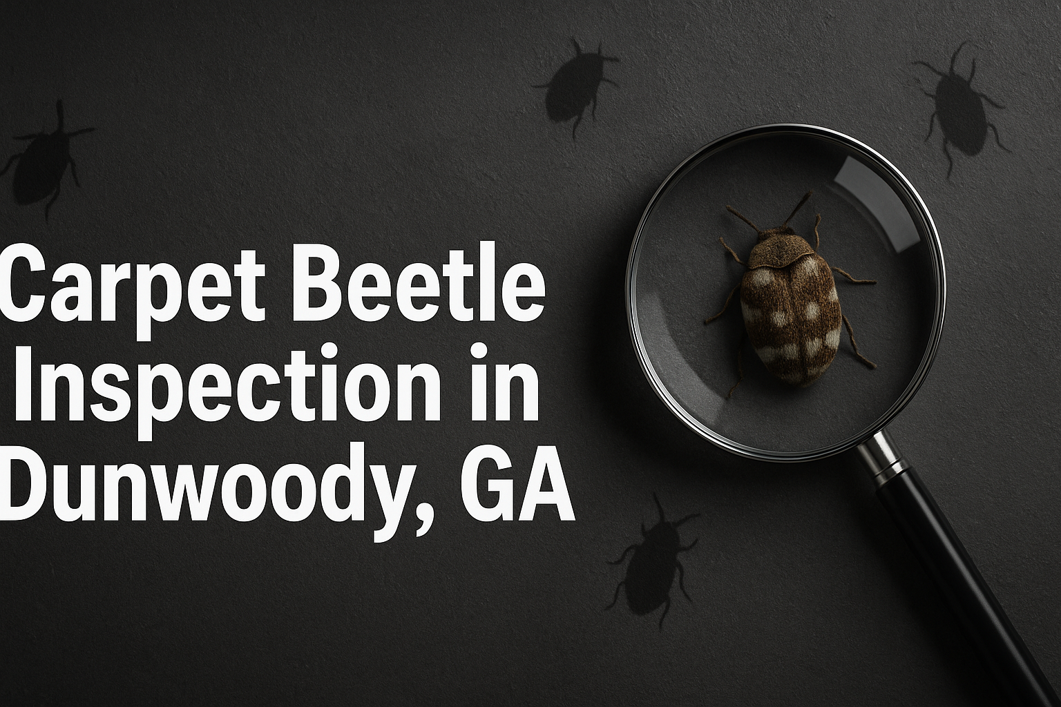Carpet Beetle Inspection in Dunwoody, Georgia: What to Expect and When to Call a Pro