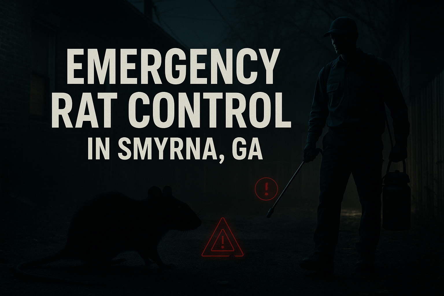 Emergency Rat Control in Smyrna, Georgia: What to Do Right Now