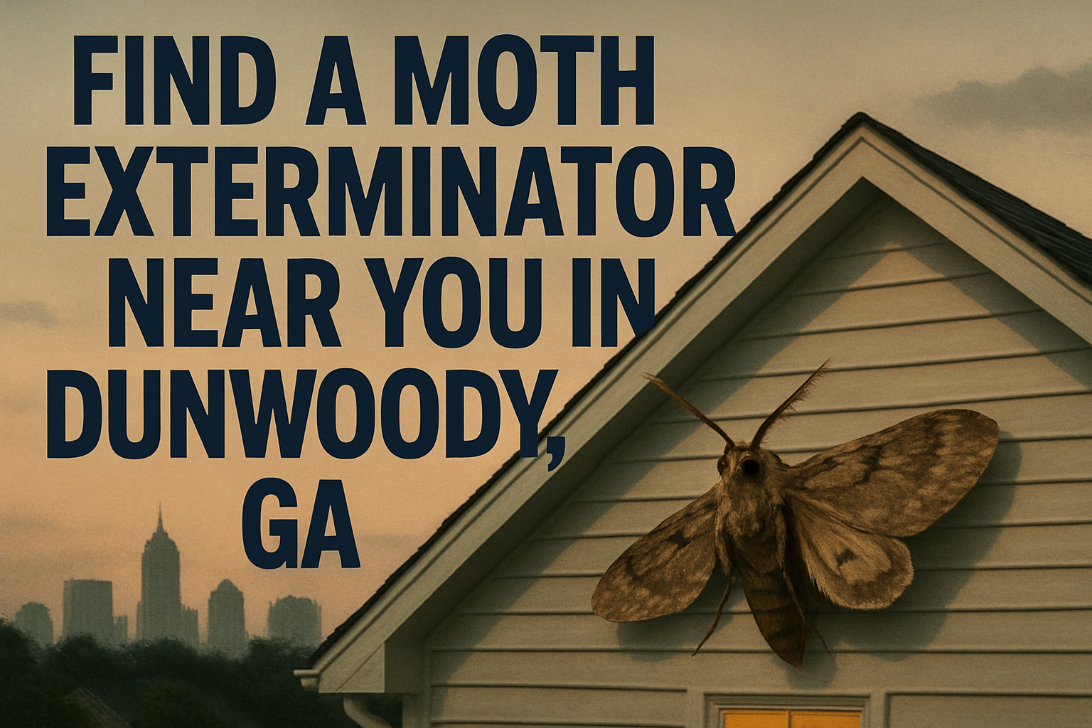 Find a Moth Exterminator Near You in Dunwoody, GA: Local Guide