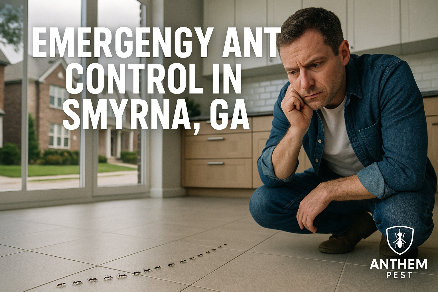 Emergency Ant Control in Smyrna, Georgia: What to Do Right Now