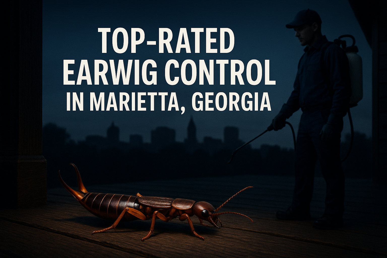 Top-Rated Earwig Control in Marietta, Georgia: Cost, Treatment & Tips