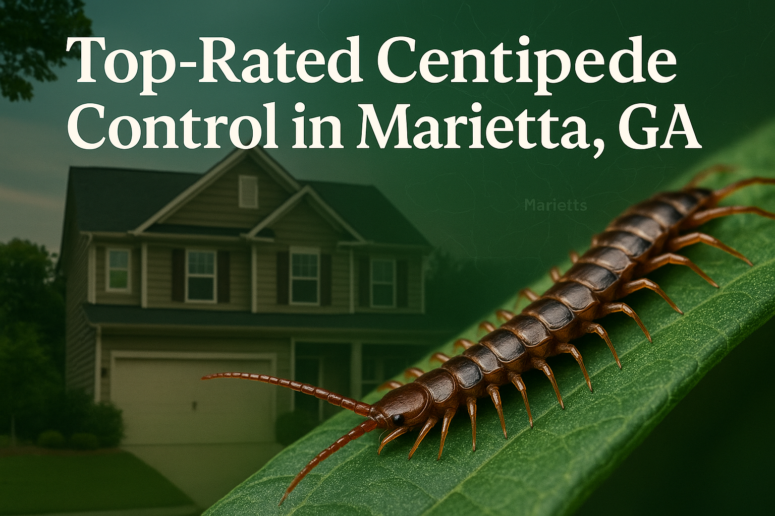 Top-Rated Centipede Control in Marietta, Georgia: Cost, Treatment & Tips