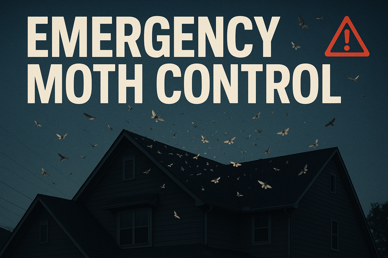 Emergency Moth Control in Smyrna, Georgia: What to Do Right Now