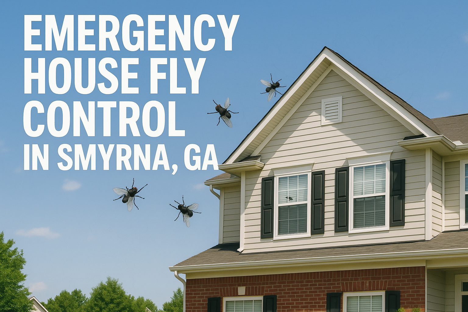 Emergency House Fly Control in Smyrna, Georgia: What to Do Right Now