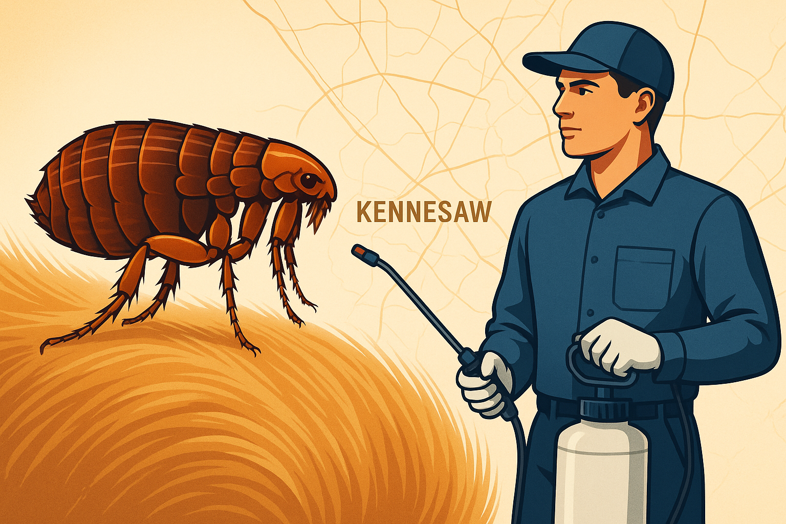 Top-Rated Flea Control in Kennesaw, Georgia: Cost, Treatment & Tips