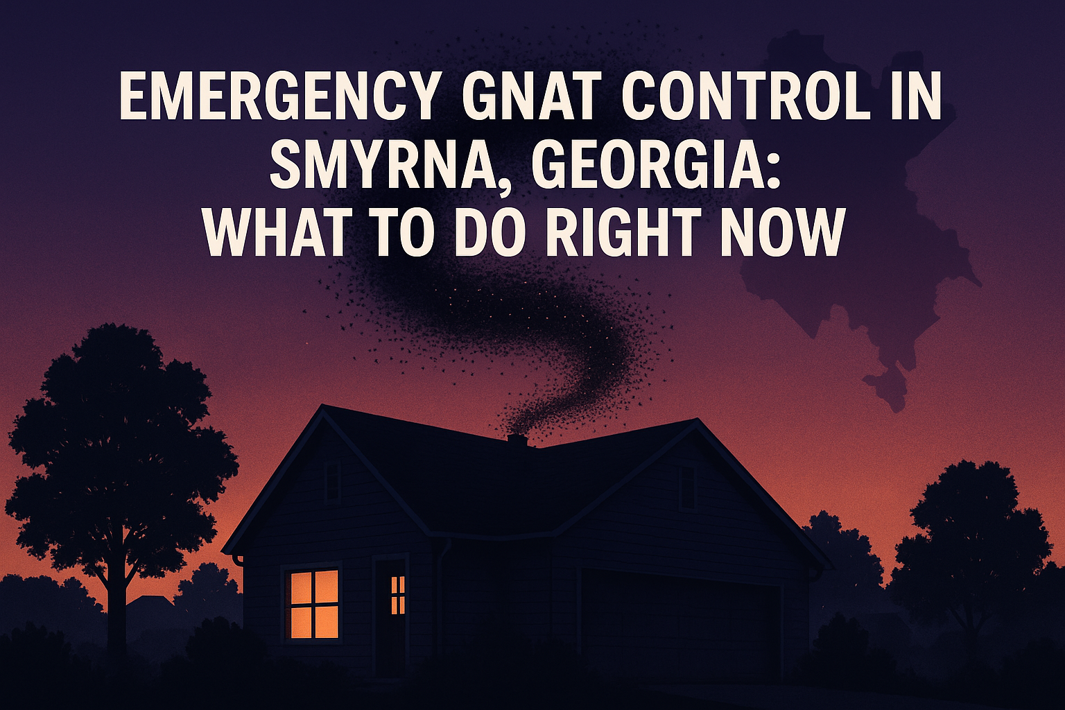 Emergency Gnat Control in Smyrna, Georgia: What to Do Right Now