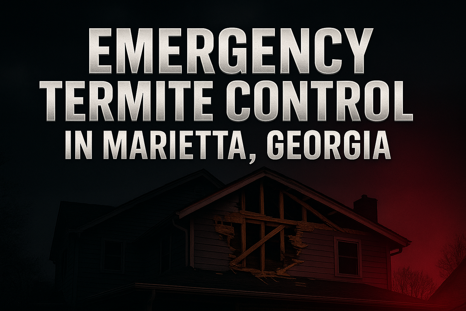 Emergency Termite Control in Marietta, Georgia: What to Do Right Now