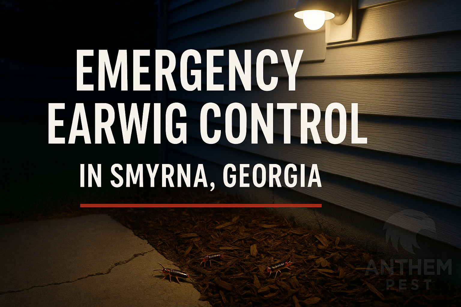 Emergency Earwig Control in Smyrna, Georgia: What to Do Right Now